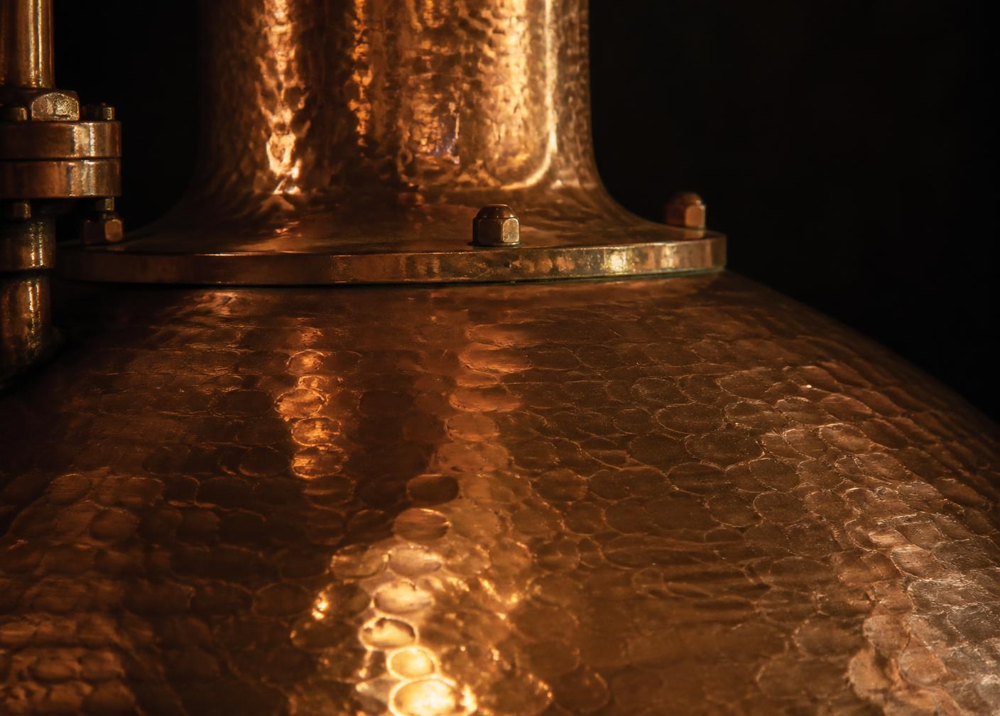 Copper still detail
